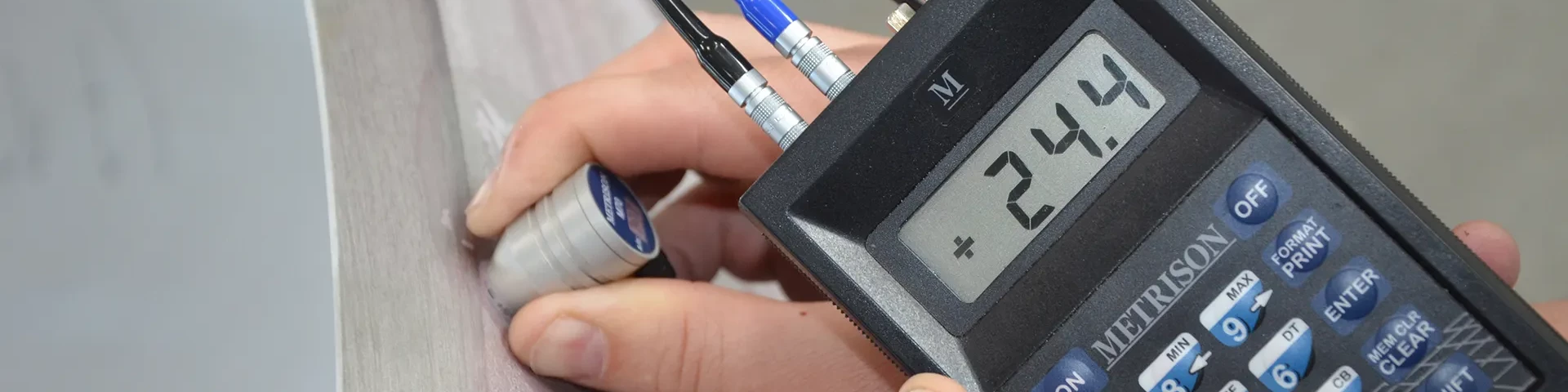 Ultradźwiękowe pomiary grubości materiału